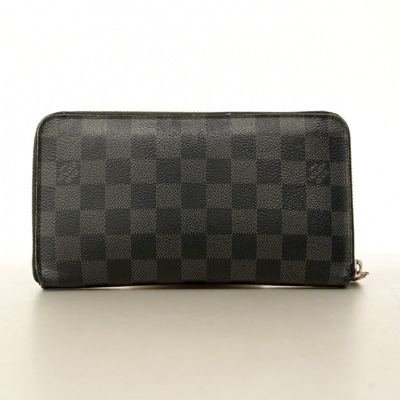 【6cc3844-k】ルイヴィトン 長財布 ダミエ ジッピ-オーガナイザーNM N60111 ブラック【中古】メンズ