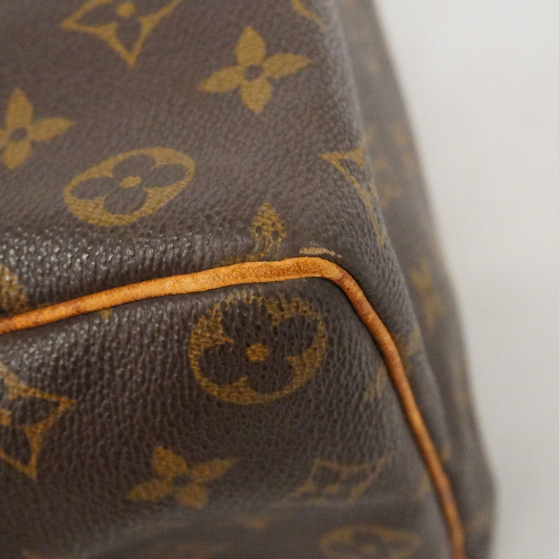 【6cc3847】ルイヴィトン ハンドバッグ モノグラム スピーディ35 M41107 ブラウン【中古】レディース