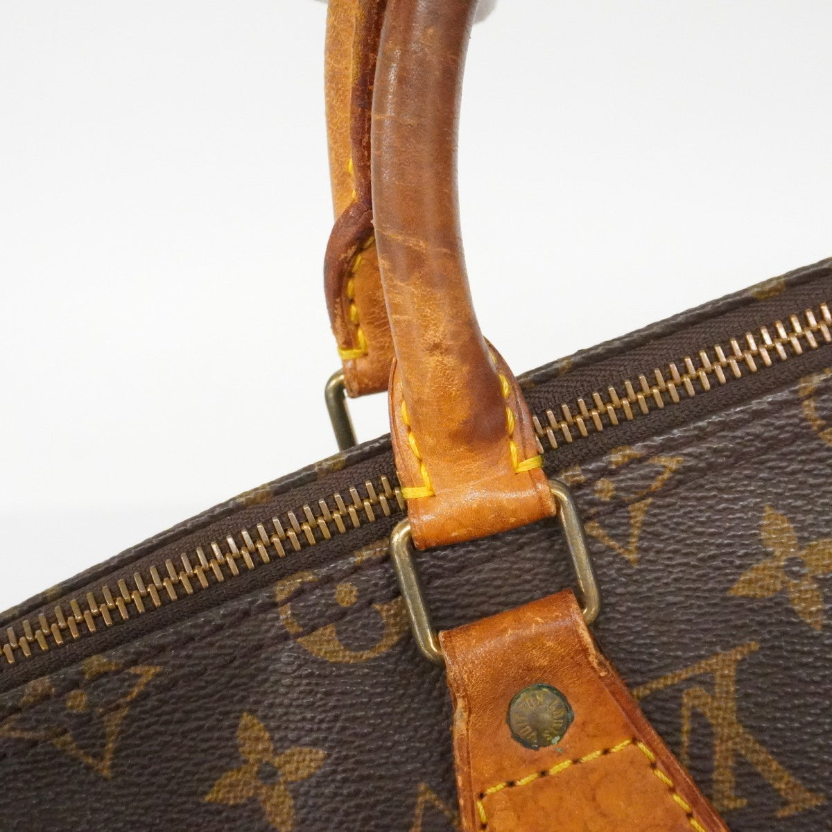 【6cc3847】ルイヴィトン ハンドバッグ モノグラム スピーディ35 M41107 ブラウン【中古】レディース