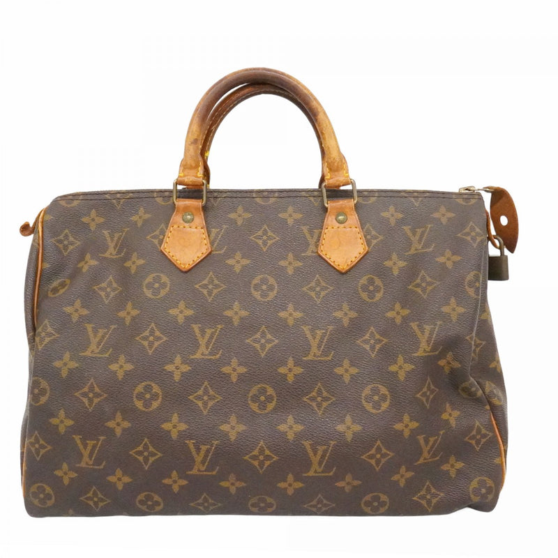 【6cc3847】ルイヴィトン ハンドバッグ モノグラム スピーディ35 M41107 ブラウン【中古】レディース