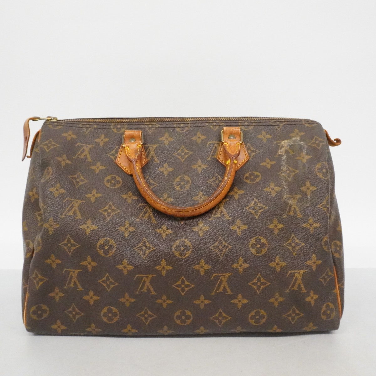 【6cc3847】ルイヴィトン ハンドバッグ モノグラム スピーディ35 M41107 ブラウン【中古】レディース