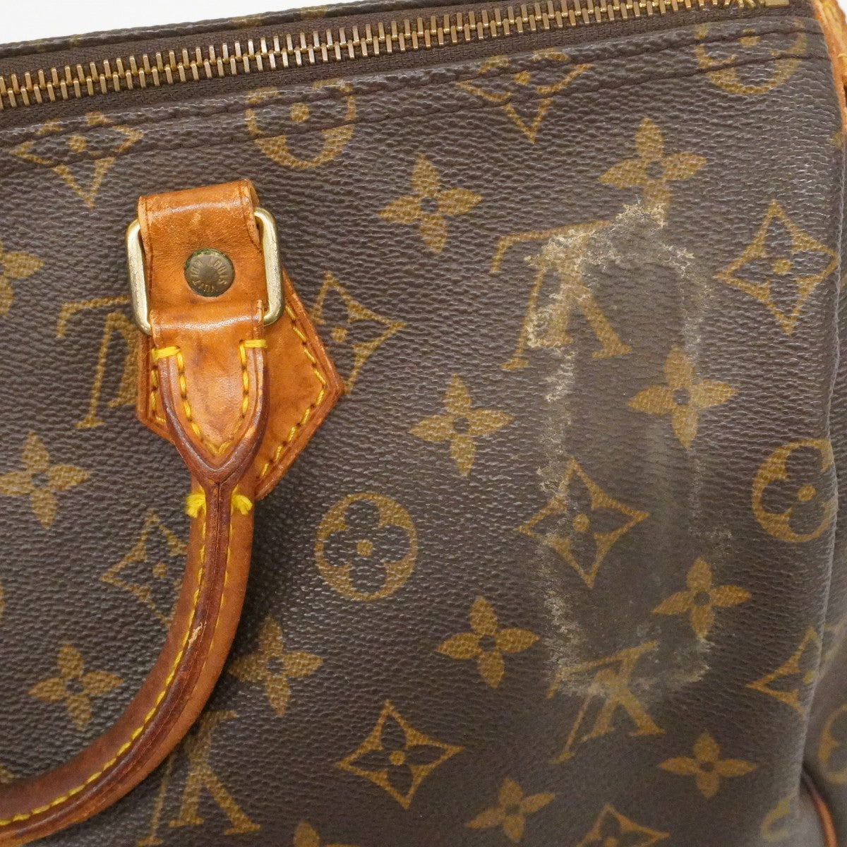 【6cc3847】ルイヴィトン ハンドバッグ モノグラム スピーディ35 M41107 ブラウン【中古】レディース