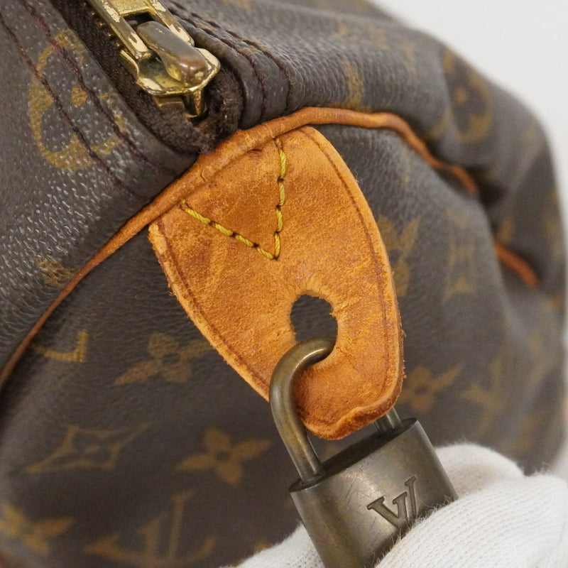 【6cc3847】ルイヴィトン ハンドバッグ モノグラム スピーディ35 M41107 ブラウン【中古】レディース