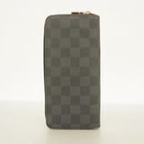 ★最終価格【6cc3881-k】ルイヴィトン 長財布 ダミエ・グラフィット ジッピーウォレットヴェルティカル N60306 ブラック ルージュ【中古】メンズ