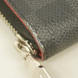 ★最終価格【6cc3881-k】ルイヴィトン 長財布 ダミエ・グラフィット ジッピーウォレットヴェルティカル N60306 ブラック ルージュ【中古】メンズ