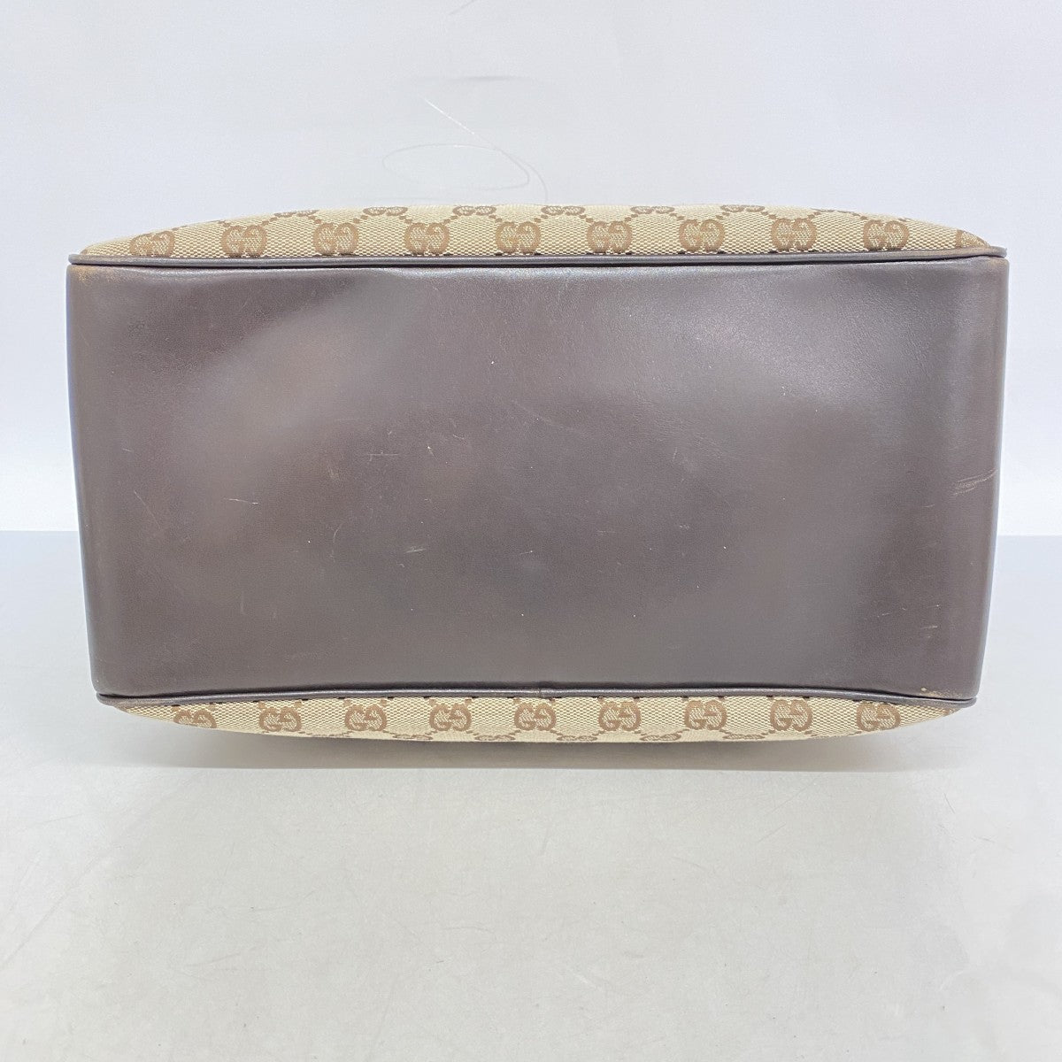 【6cc3953】グッチ トートバッグ GGキャンバス 109141 キャンバス ベージュ ブラウン ゴールド金具【中古】レディース