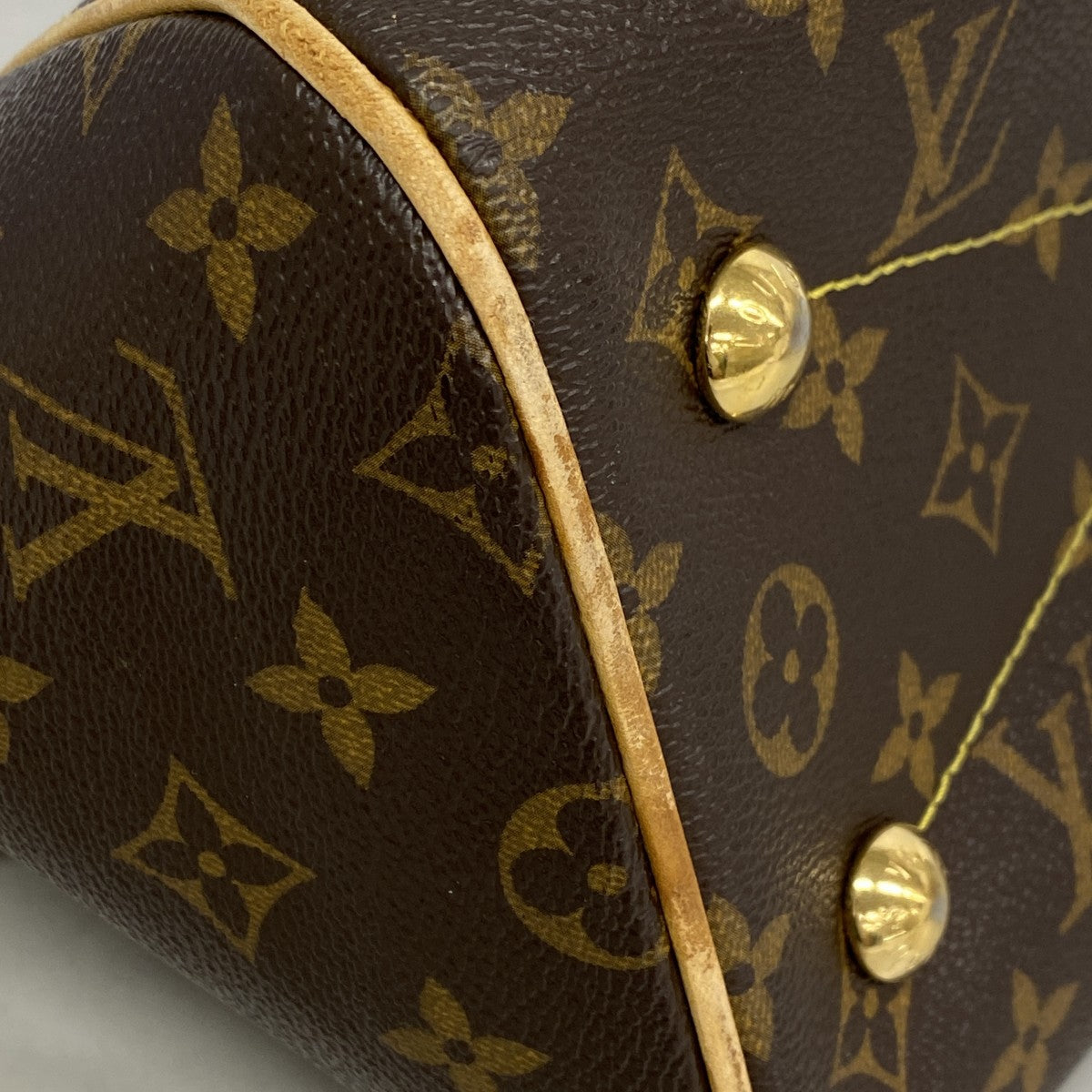 【6cc3955】ルイヴィトン ハンドバッグ モノグラム ティヴォリPM M40143 ブラウン【中古】レディース