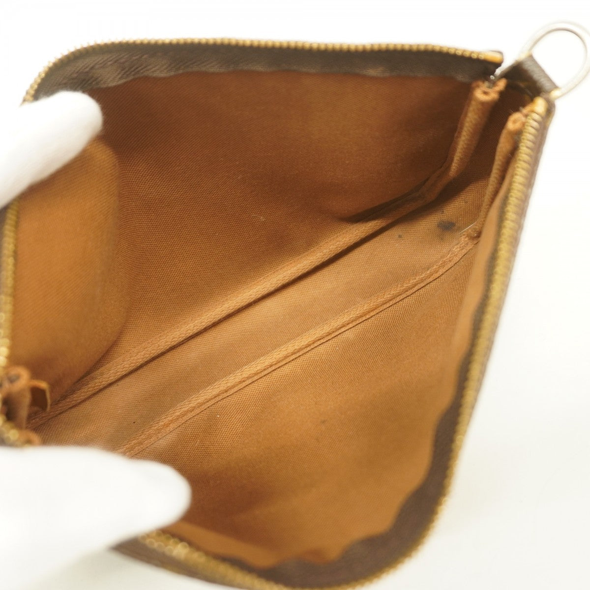 【6cc3969】ルイヴィトン ポーチ モノグラム ポシェットアクセソワール M51980 ブラウン【中古】レディース