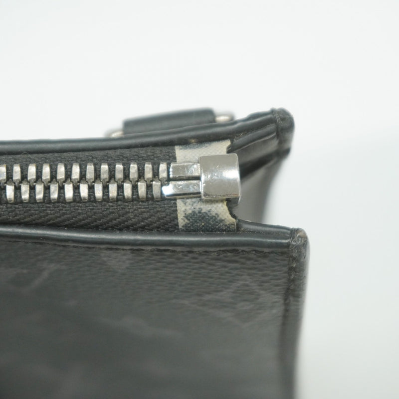 【6cc4006】ルイヴィトン ハンドバッグ モノグラム・エクリプス サックプラクロス M46456 ブラック 2wayバッグ【中古】メンズ