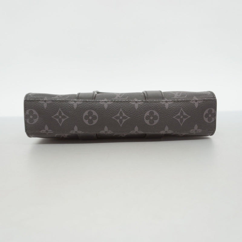 【6cc4006】ルイヴィトン ハンドバッグ モノグラム・エクリプス サックプラクロス M46456 ブラック 2wayバッグ【中古】メンズ