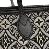 【6cc4017-k】ルイヴィトン トートバッグ モノグラム・ジャガードSince1854 ネヴァーフルMM M57230 ブラック【中古】レディース