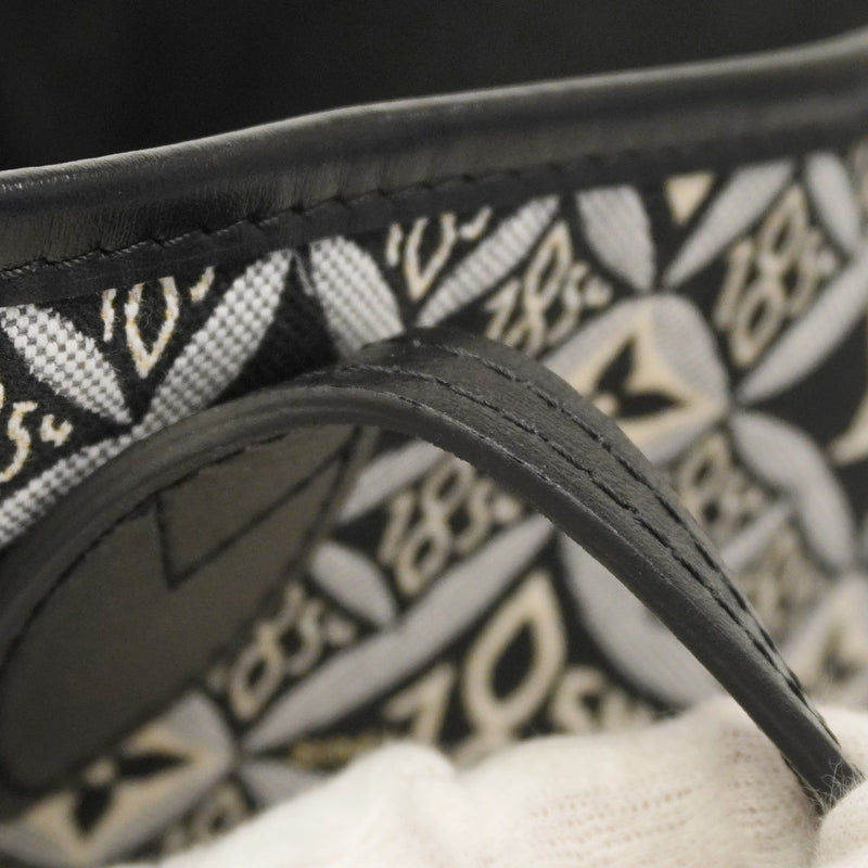 【6cc4017-k】ルイヴィトン トートバッグ モノグラム・ジャガードSince1854 ネヴァーフルMM M57230 ブラック【中古】レディース