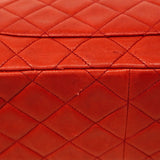 【6cc4020-k】シャネル ショルダーバッグ マトラッセ チェーンショルダー ラムスキン レッド ゴールド金具【中古】レディース