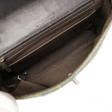 【6cc4021-k】シャネル ショルダーバッグ チョコバー Wチェーン デニム ブルー シルバー金具【中古】レディース