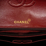 【6cc4022-k】シャネル ショルダーバッグ マトラッセ Wフラップ Wチェーン ラムスキン ブラック ゴールド金具【中古】レディース