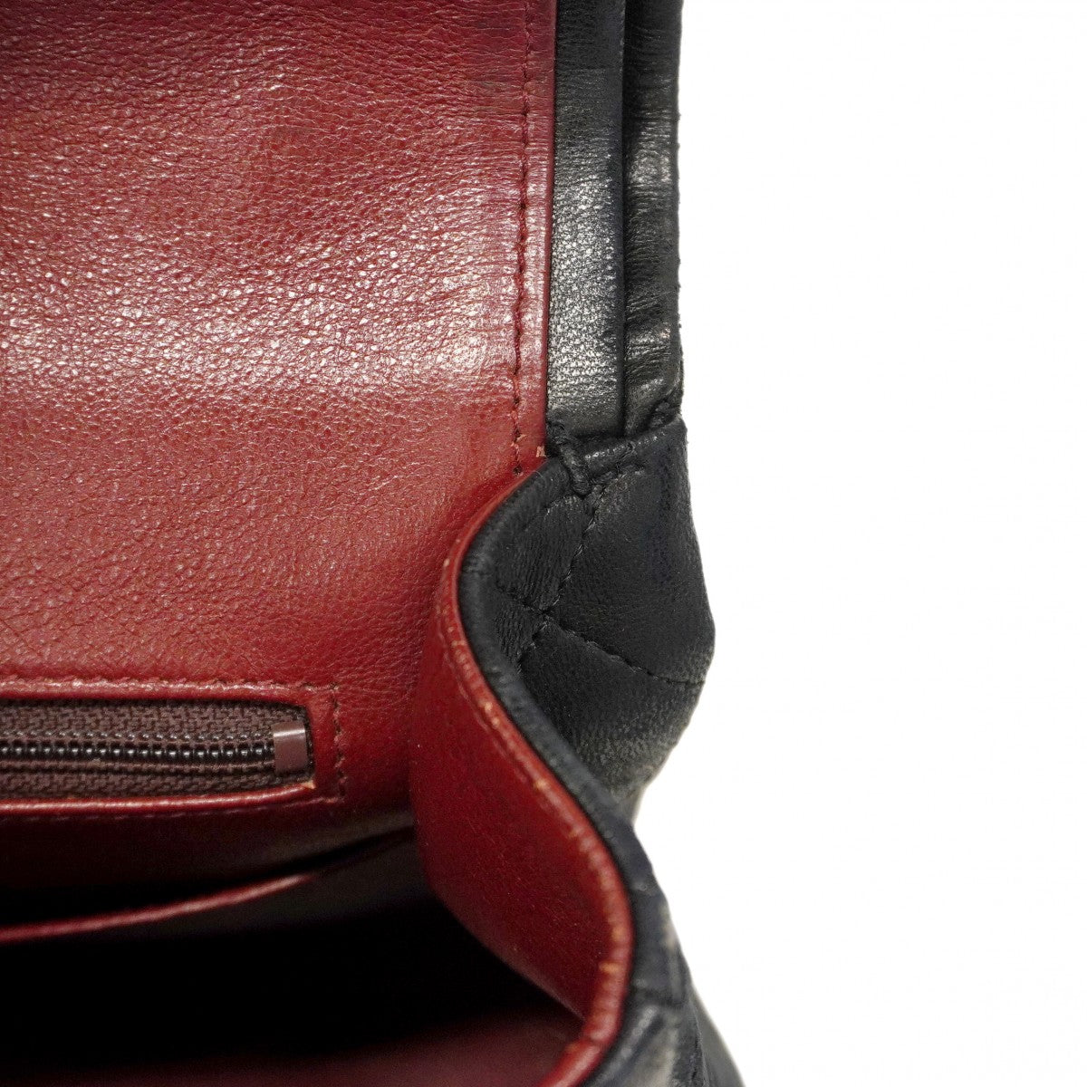 【6cc4022-k】シャネル ショルダーバッグ マトラッセ Wフラップ Wチェーン ラムスキン ブラック ゴールド金具【中古】レディース