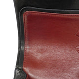 【6cc4022-k】シャネル ショルダーバッグ マトラッセ Wフラップ Wチェーン ラムスキン ブラック ゴールド金具【中古】レディース