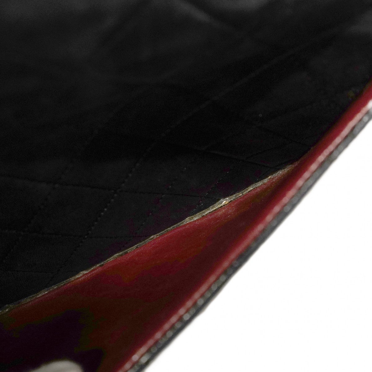 【6cc4022-k】シャネル ショルダーバッグ マトラッセ Wフラップ Wチェーン ラムスキン ブラック ゴールド金具【中古】レディース