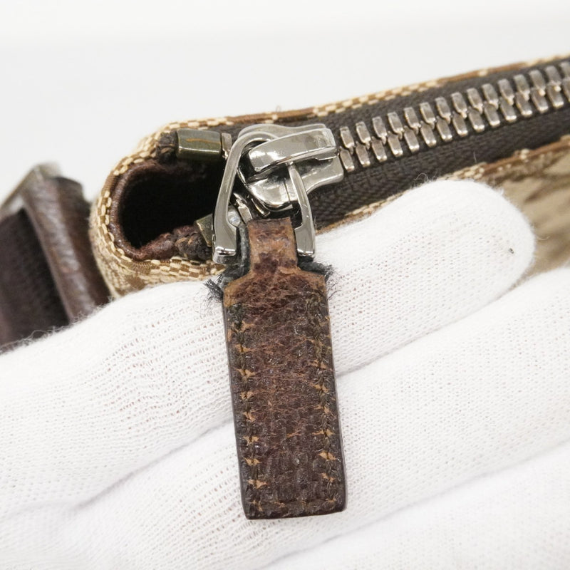 【6cc4023-k】グッチ ショルダーバッグ GGキャンバス 114273 キャンバス ベージュ シルバー金具【中古】レディース