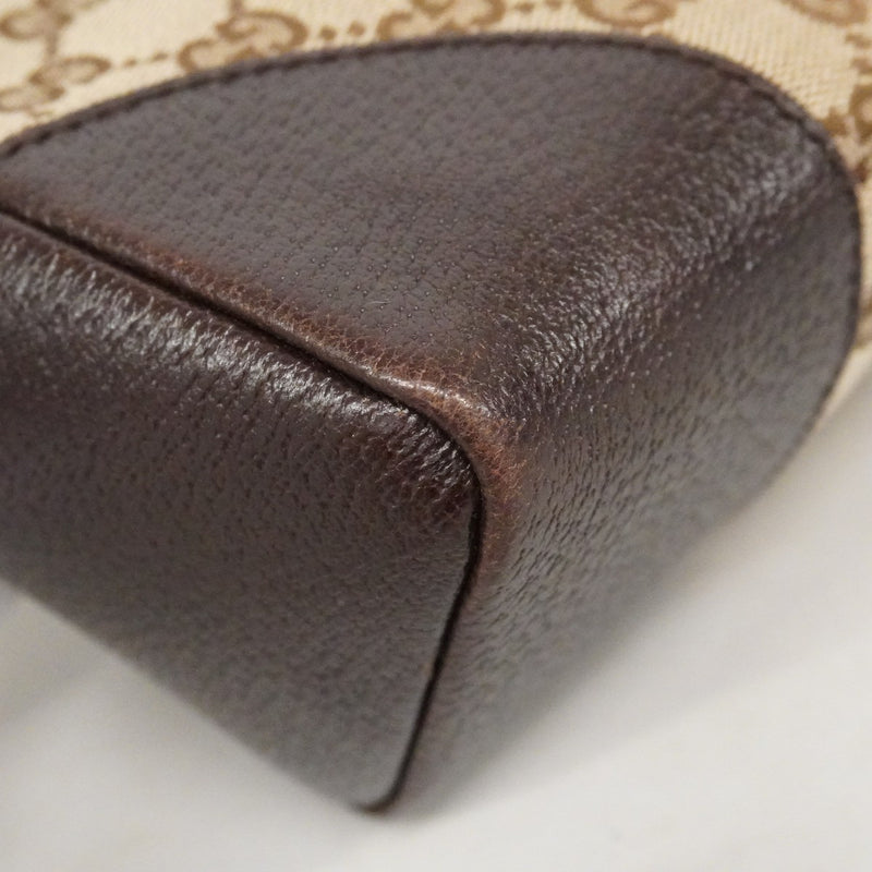 【6cc4023-k】グッチ ショルダーバッグ GGキャンバス 114273 キャンバス ベージュ シルバー金具【中古】レディース