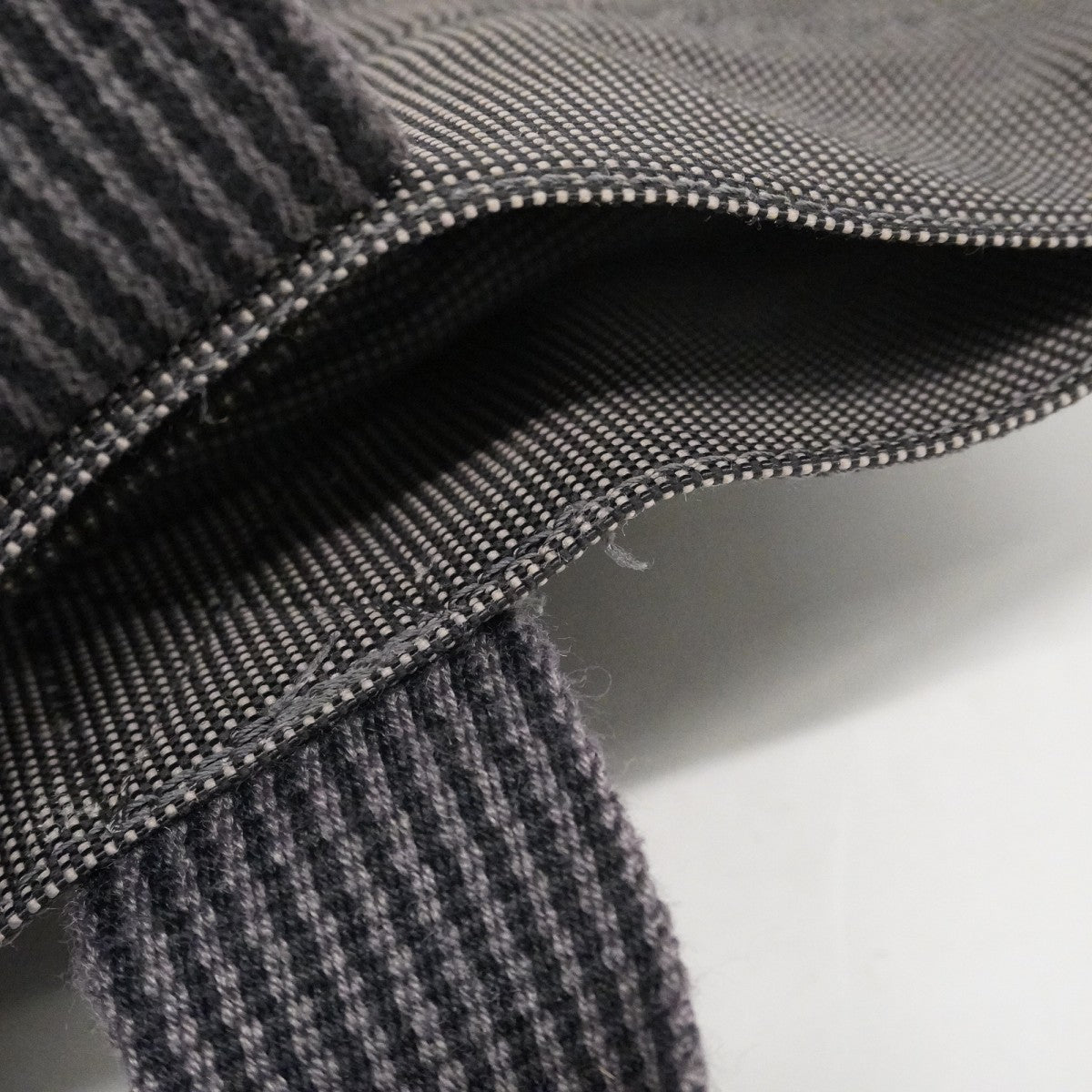 【6cc4025-k】エルメス トートバッグ エールラインMM キャンバス グレー シルバー金具【中古】メンズ レディース ユニセックス