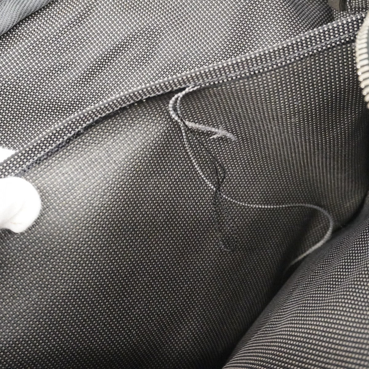 【6cc4025-k】エルメス トートバッグ エールラインMM キャンバス グレー シルバー金具【中古】メンズ レディース ユニセックス