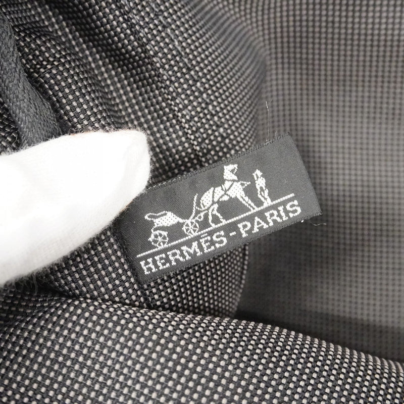 【6cc4025-k】エルメス トートバッグ エールラインMM キャンバス グレー シルバー金具【中古】メンズ レディース ユニセックス