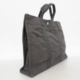 【6cc4025-k】エルメス トートバッグ エールラインMM キャンバス グレー シルバー金具【中古】メンズ レディース ユニセックス
