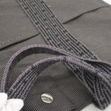 【6cc4025-k】エルメス トートバッグ エールラインMM キャンバス グレー シルバー金具【中古】メンズ レディース ユニセックス