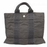 【6cc4026-k】エルメス ハンドバッグ エールラインPM キャンバス グレー シルバー金具【中古】メンズ レディース ユニセックス