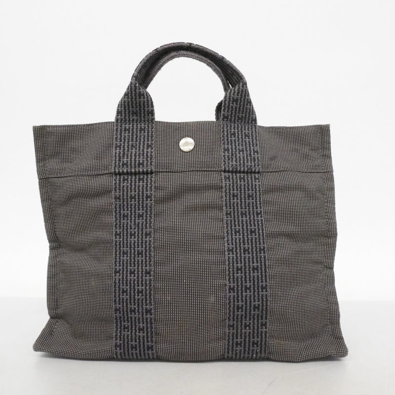 【6cc4026-k】エルメス ハンドバッグ エールラインPM キャンバス グレー シルバー金具【中古】メンズ レディース ユニセックス