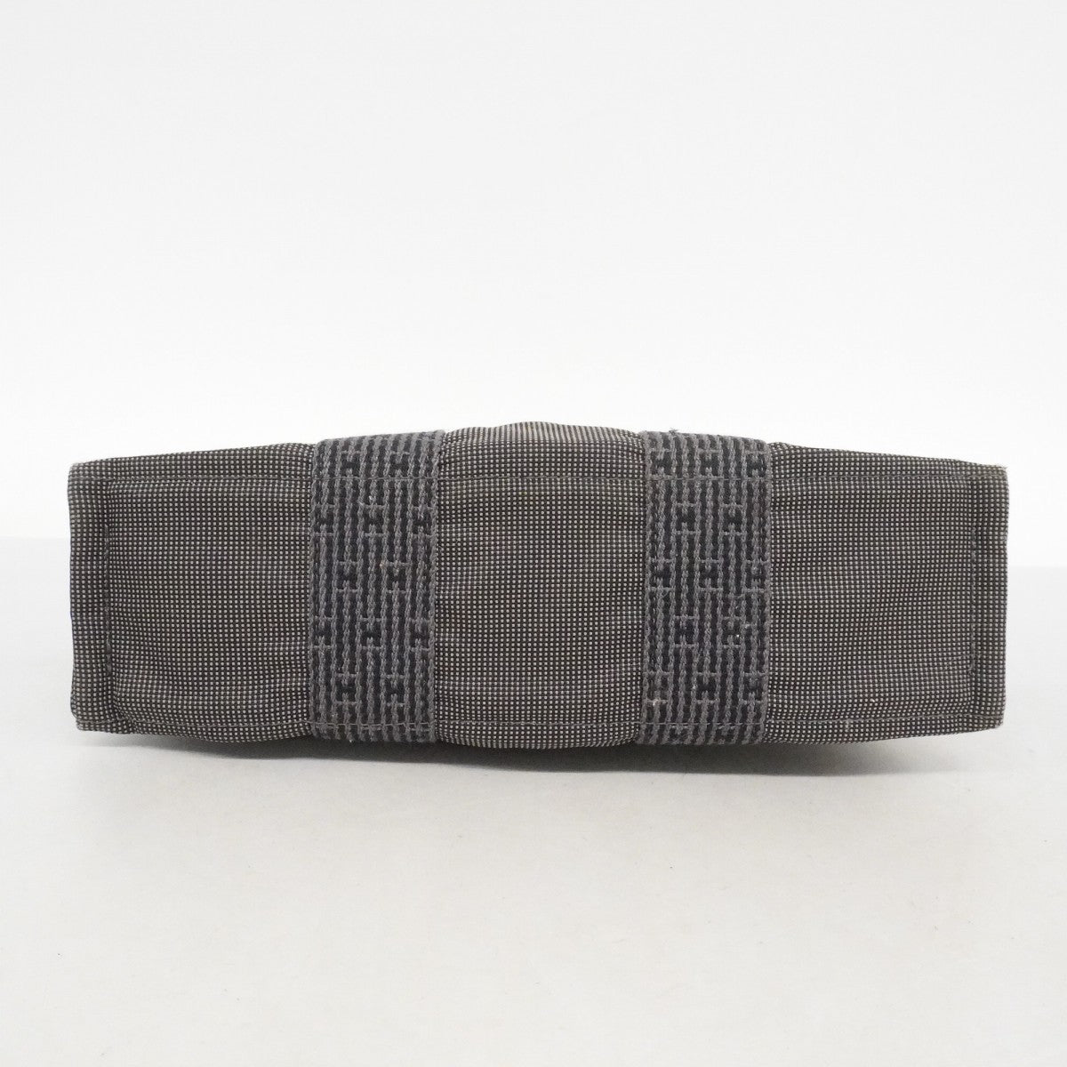 【6cc4026-k】エルメス ハンドバッグ エールラインPM キャンバス グレー シルバー金具【中古】メンズ レディース ユニセックス