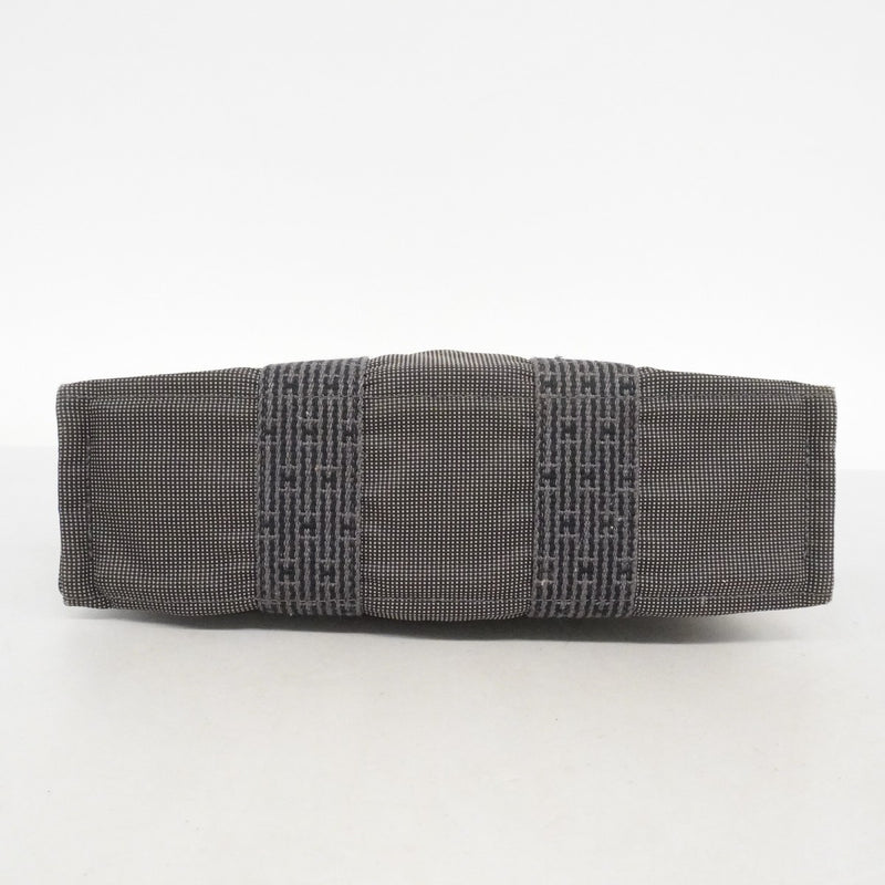 【6cc4026-k】エルメス ハンドバッグ エールラインPM キャンバス グレー シルバー金具【中古】メンズ レディース ユニセックス