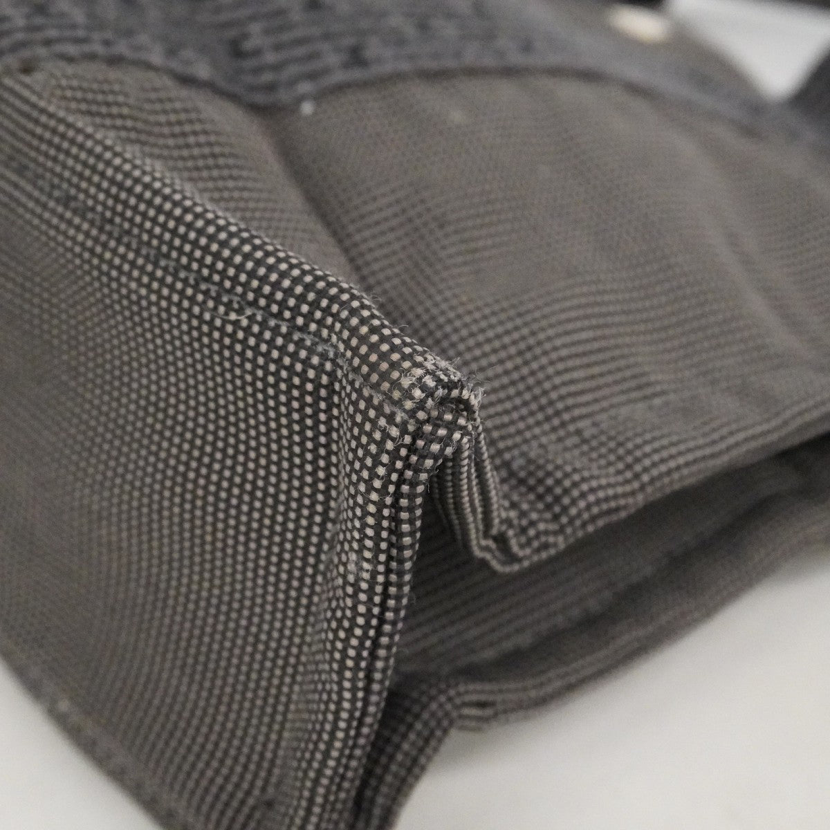 【6cc4026-k】エルメス ハンドバッグ エールラインPM キャンバス グレー シルバー金具【中古】メンズ レディース ユニセックス