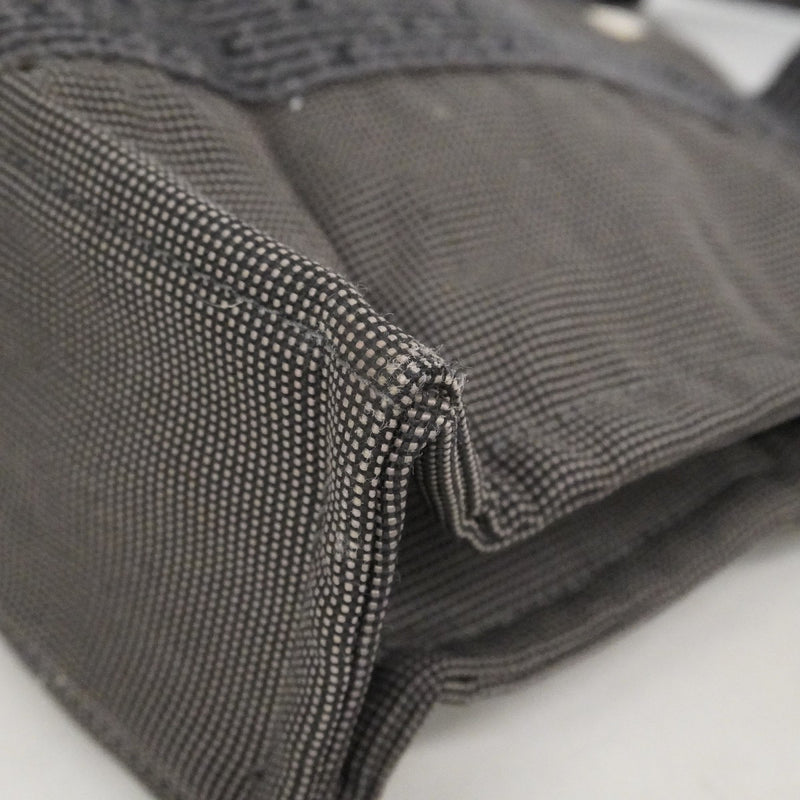 【6cc4026-k】エルメス ハンドバッグ エールラインPM キャンバス グレー シルバー金具【中古】メンズ レディース ユニセックス