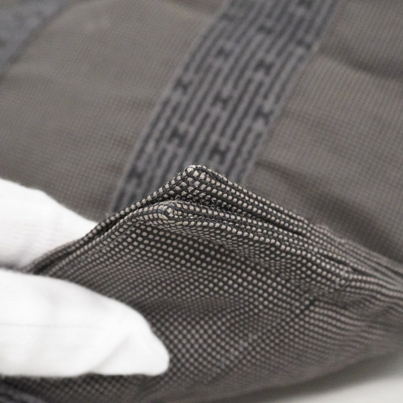 【6cc4026-k】エルメス ハンドバッグ エールラインPM キャンバス グレー シルバー金具【中古】メンズ レディース ユニセックス