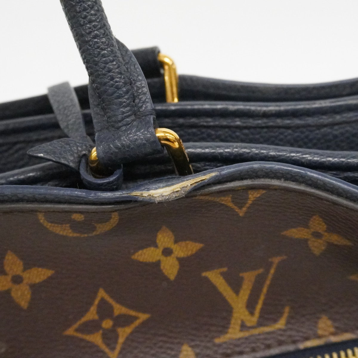 【6cc4028-k】ルイヴィトン ハンドバッグ モノグラム ポパンクールPM M43434 マリーヌ 2wayバッグ【中古】レディース