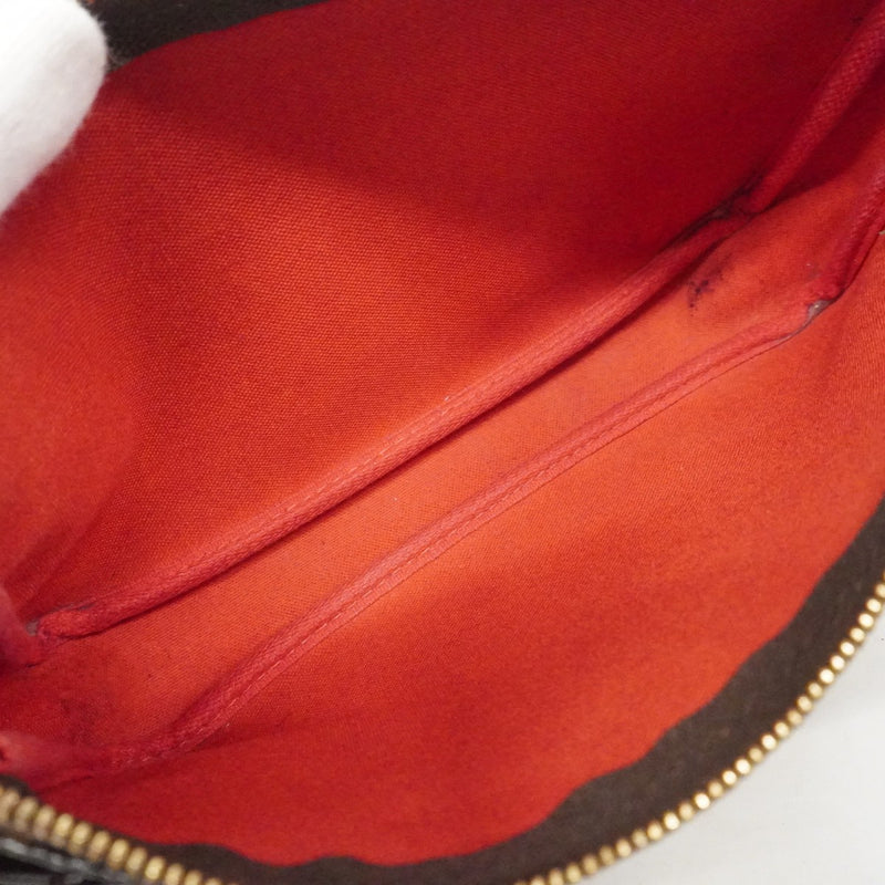 【6cc4030-k】ルイヴィトン ポーチ ダミエ ポシェットアクセソワール N51985 エベヌ【中古】レディース