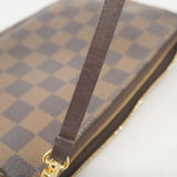 【6cc4030-k】ルイヴィトン ポーチ ダミエ ポシェットアクセソワール N51985 エベヌ【中古】レディース