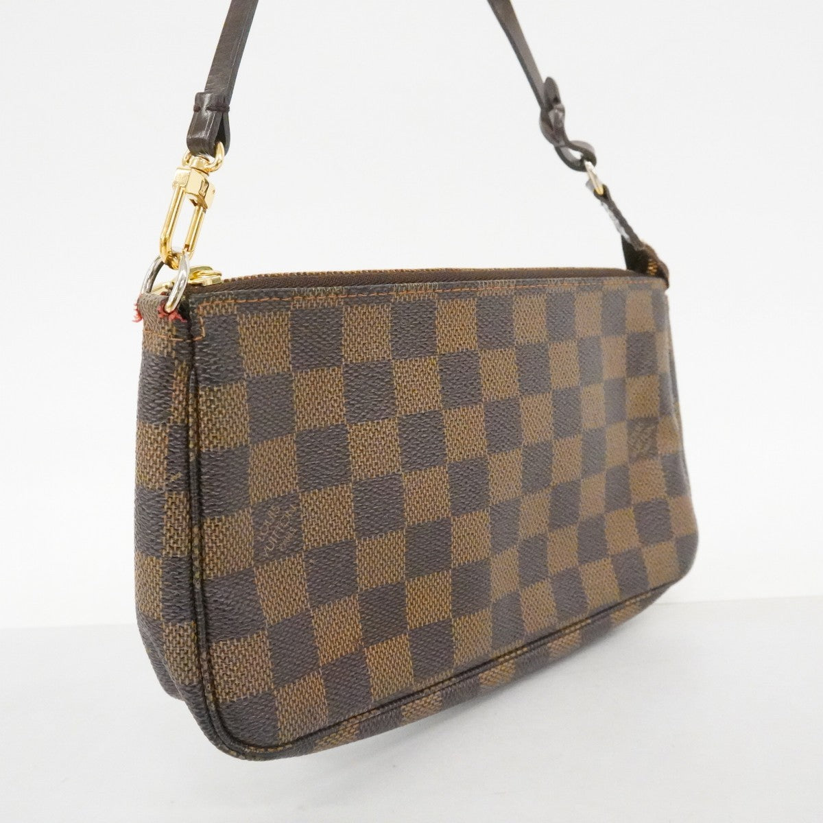 【6cc4030-k】ルイヴィトン ポーチ ダミエ ポシェットアクセソワール N51985 エベヌ【中古】レディース