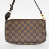 【6cc4030-k】ルイヴィトン ポーチ ダミエ ポシェットアクセソワール N51985 エベヌ【中古】レディース