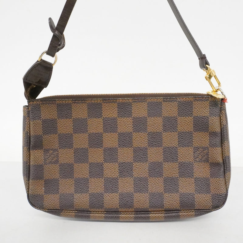 【6cc4030-k】ルイヴィトン ポーチ ダミエ ポシェットアクセソワール N51985 エベヌ【中古】レディース