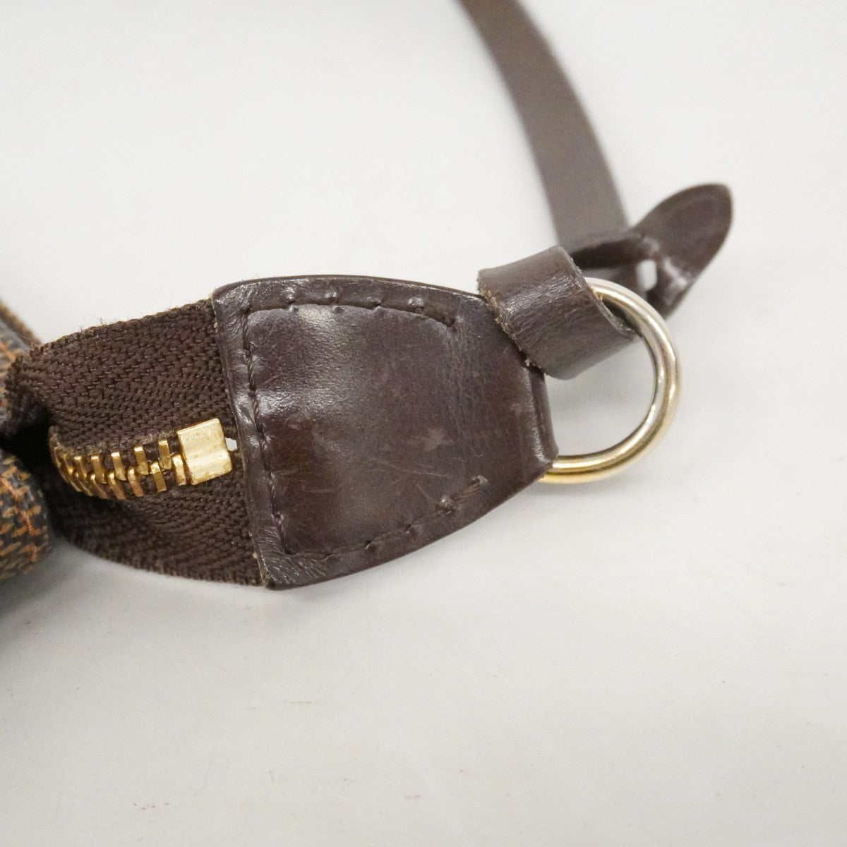 【6cc4030-k】ルイヴィトン ポーチ ダミエ ポシェットアクセソワール N51985 エベヌ【中古】レディース