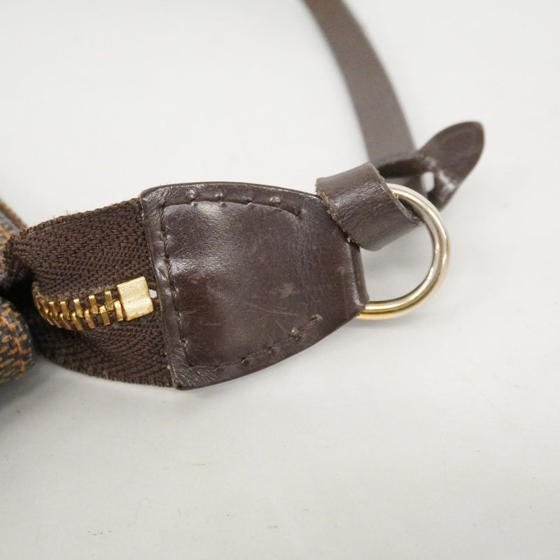 【6cc4030-k】ルイヴィトン ポーチ ダミエ ポシェットアクセソワール N51985 エベヌ【中古】レディース