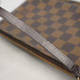 【6cc4030-k】ルイヴィトン ポーチ ダミエ ポシェットアクセソワール N51985 エベヌ【中古】レディース