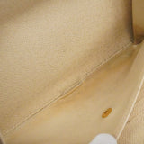 【6cc4031-k】ルイヴィトン 三つ折り長財布 ダミエ・アズール ポルトフォイユインターナショナル N61732 ホワイト【中古】レディース