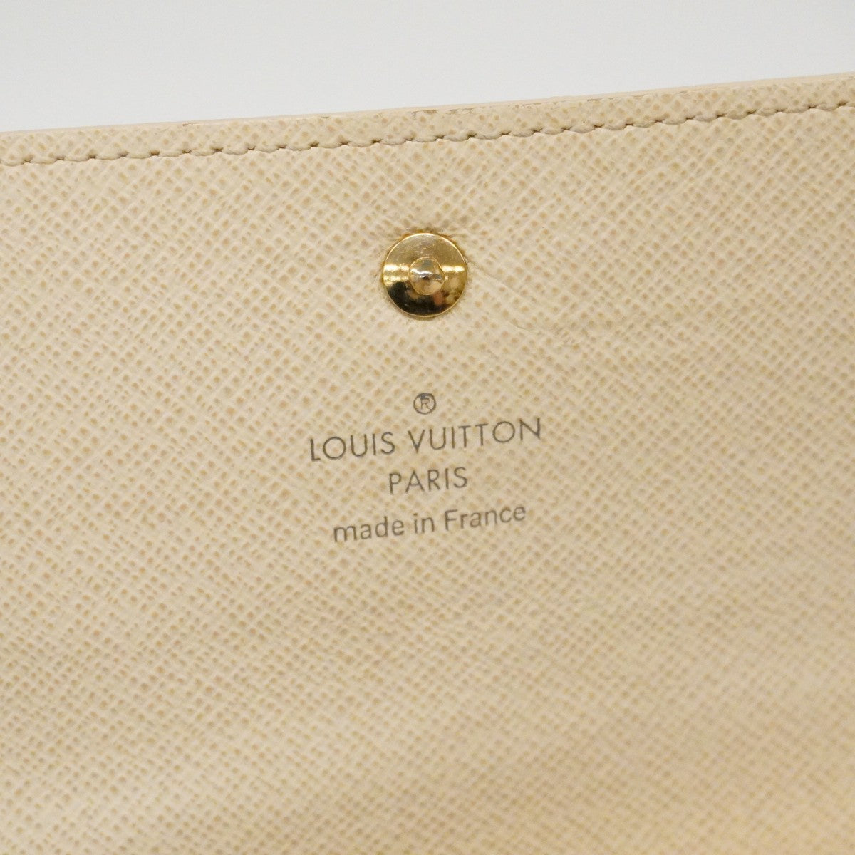 【6cc4031-k】ルイヴィトン 三つ折り長財布 ダミエ・アズール ポルトフォイユインターナショナル N61732 ホワイト【中古】レディース