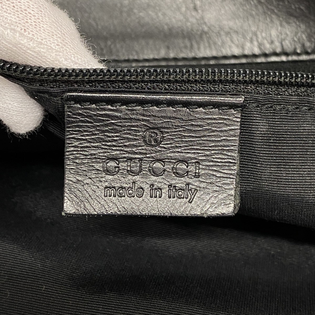 【6cc4038-k】グッチ トートバッグ 31243 デニム ブラック シルバー金具【中古】レディース