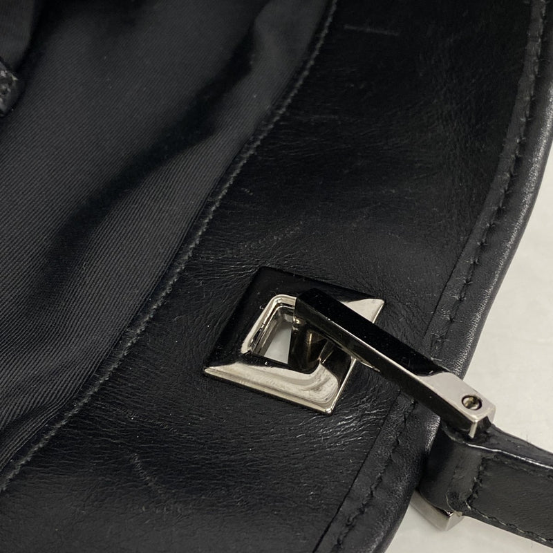 【6cc4038-k】グッチ トートバッグ 31243 デニム ブラック シルバー金具【中古】レディース