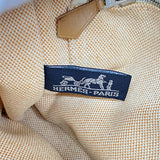 【6cc4042-k】エルメス ハンドバッグ ニューフールトゥPM キャンバス ベージュ ブラウン シルバー金具【中古】メンズ レディース ユニセックス